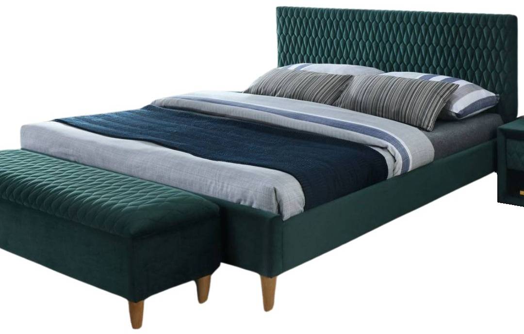 Posteľ 140x200 AZURRO VELVET OLD 