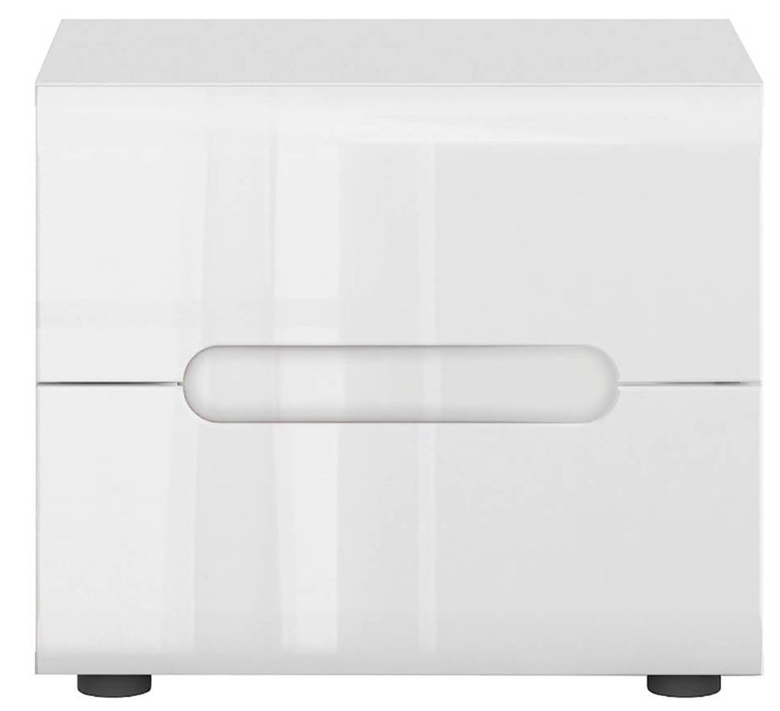Nočný stolík biely AZTECA TRIO KOM2S/4/5