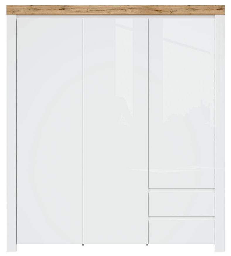 Skriňa do spálne HOLTEN SZF3D2S