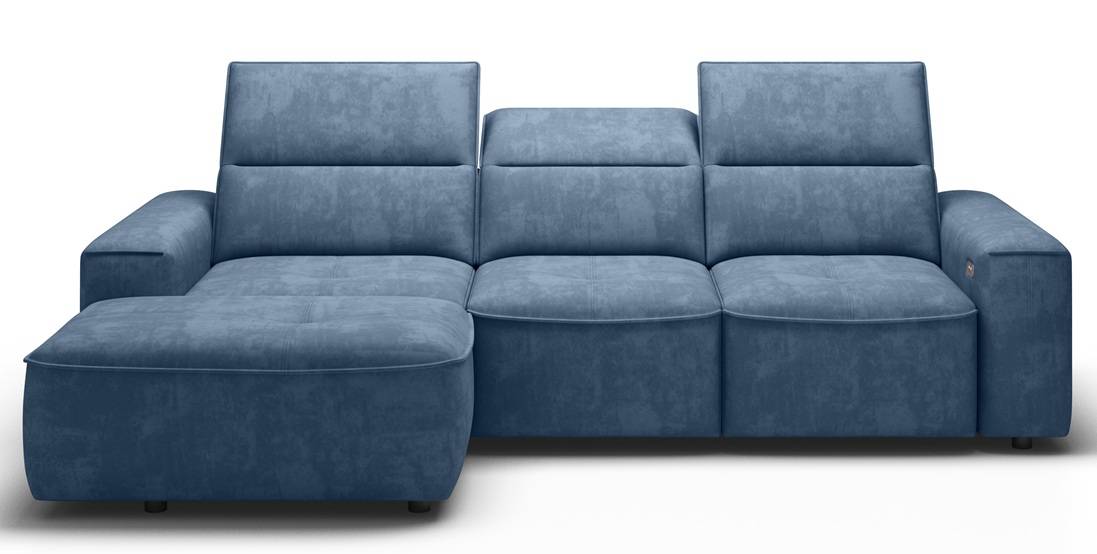 Rohová rozkladacia sedačka CHANDLER MINI L