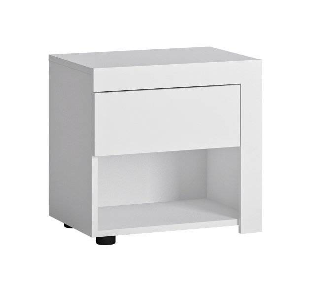 Nočný stolík biely LYON LYOK03L