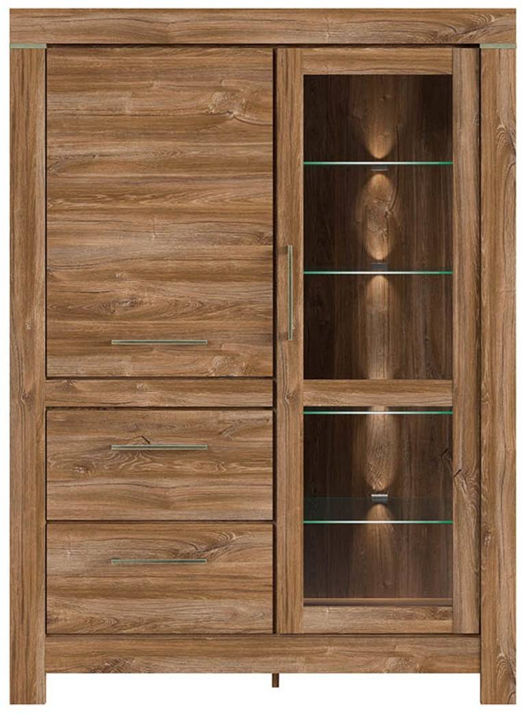 Vitrína GENT REG1W1D2S/16/12