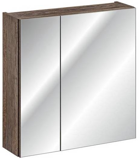 Zrkadlová skrinka SANTA FE OAK 84-60-A-2D