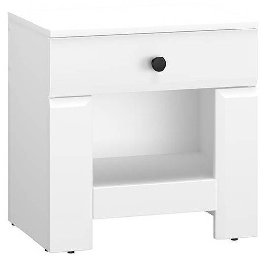 Nočný stolík biely LAHTI 14