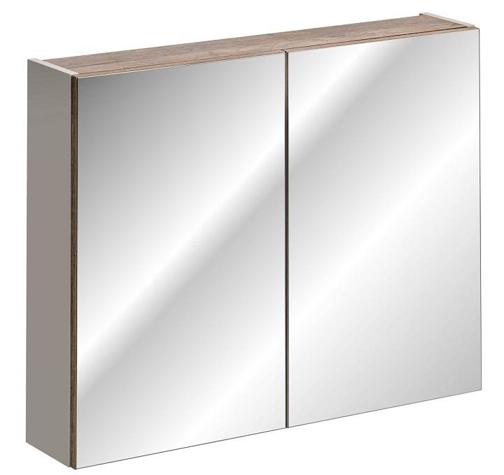 Zrkadlová skrinka SANTA FE TAUPE 84-80-A-2D