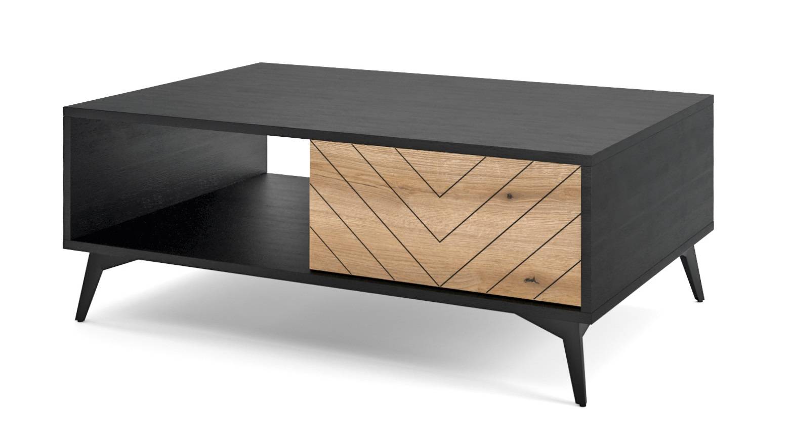 Konferenčný stolík čierny DIAMOND L104