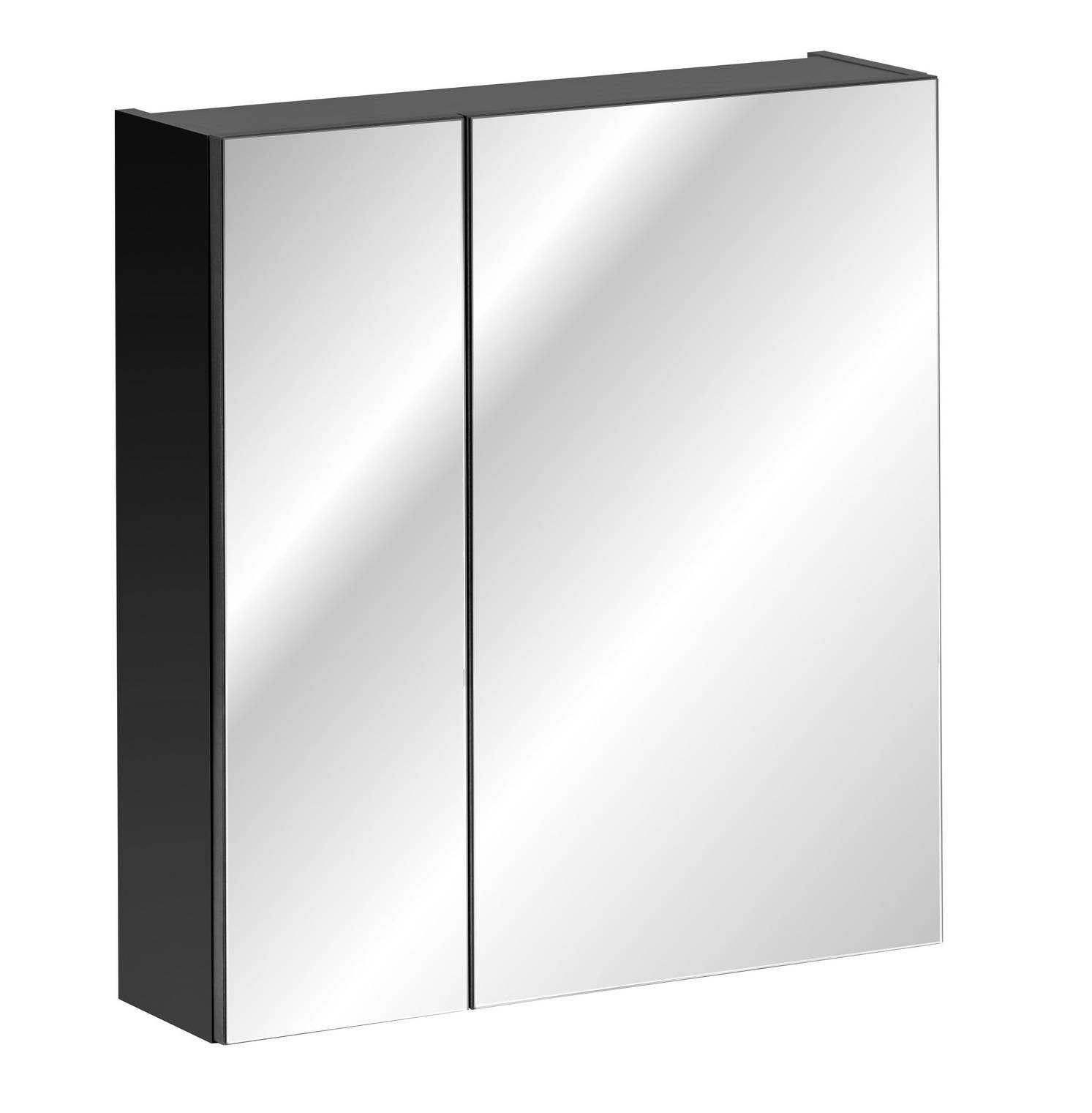 Zrkadlová skrinka SANTA FE BLACK 84-60-A-2D