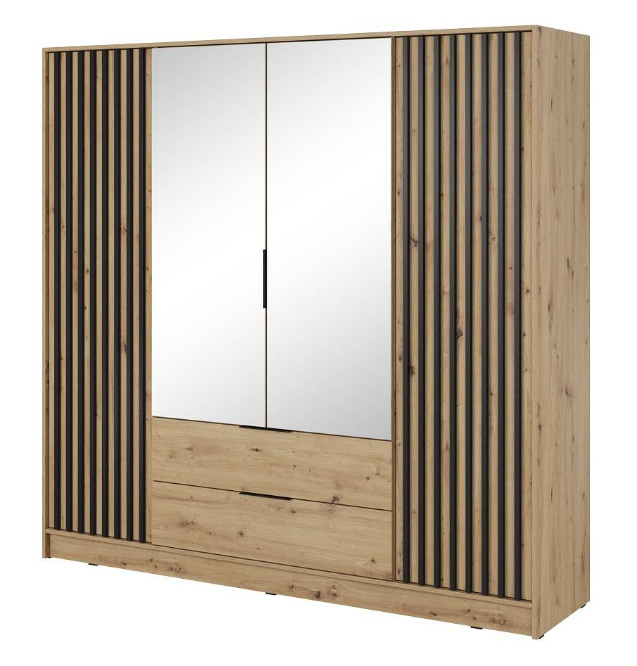 Skriňa do spálne NELLY 4D L, dub artisan