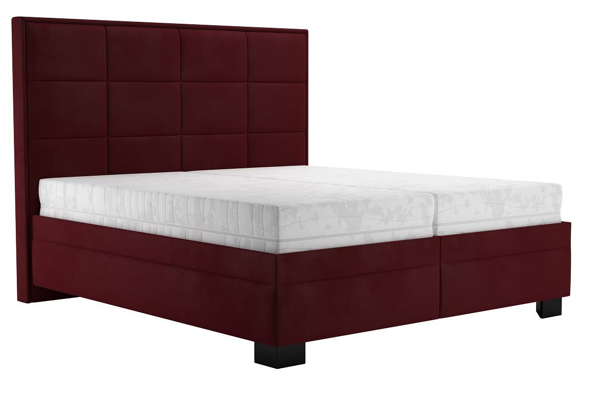 Manželská posteľ 180x200 Blanar SABRINA, červená