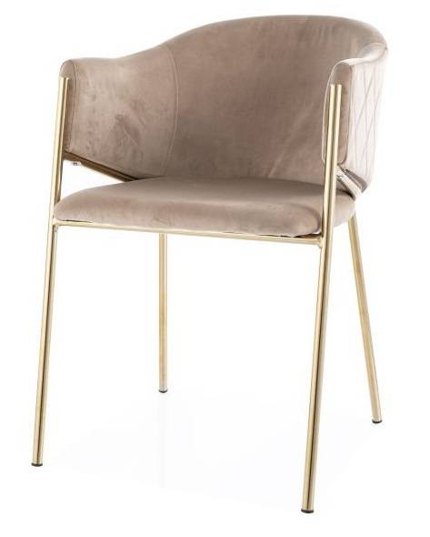 Jedálenská stolička BONO VELVET GOLD