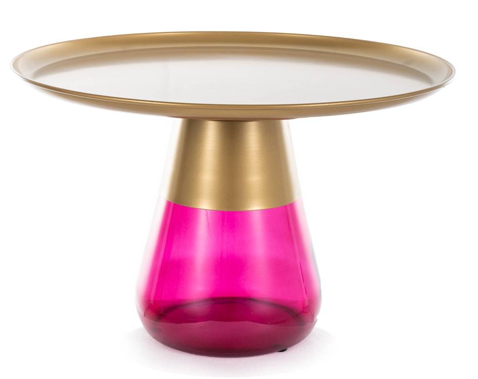 Konferenčný stolík okrúhly TIFFANY B GOLD