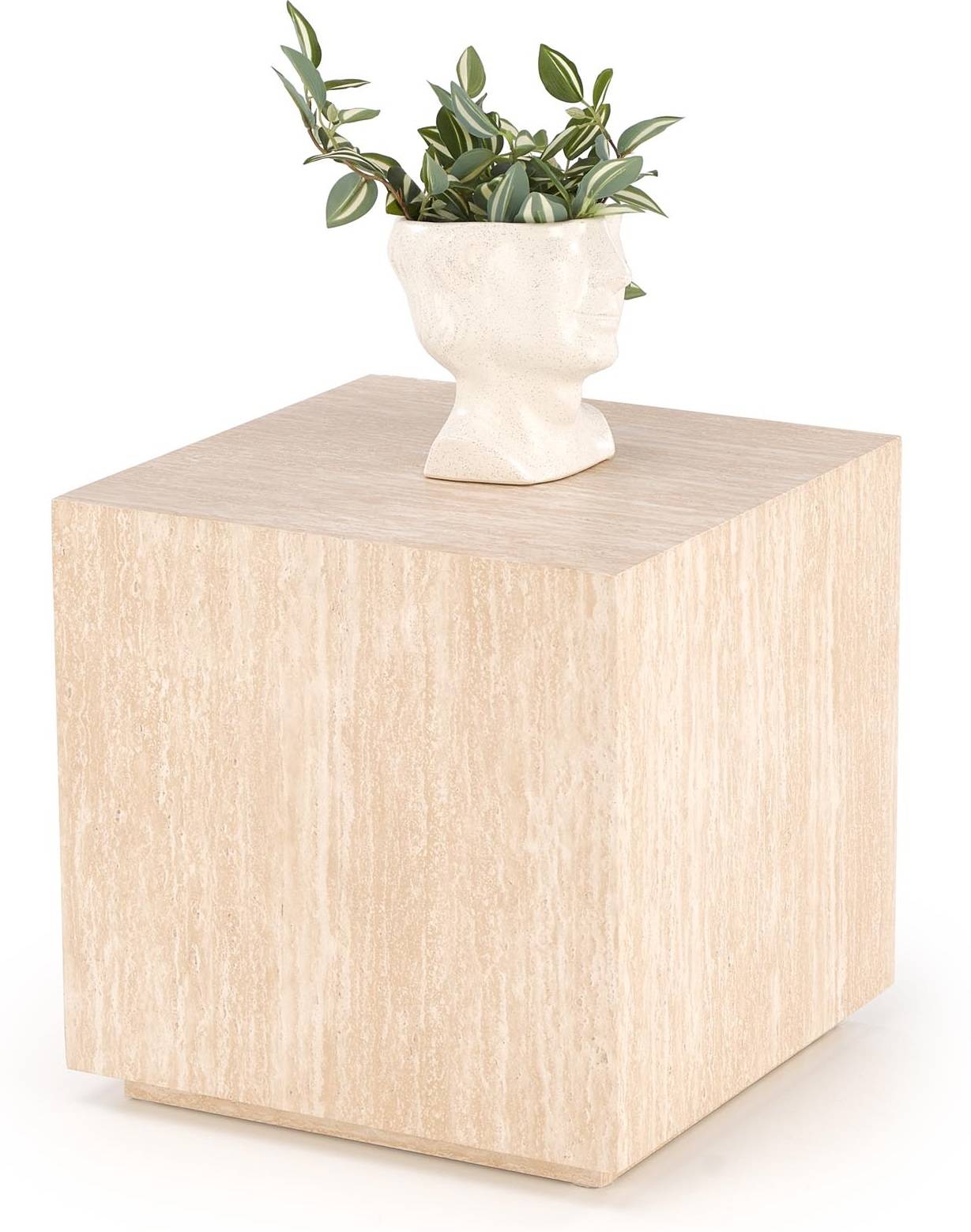 Konferenčný stolík TRAVERTINO KWADRAT S