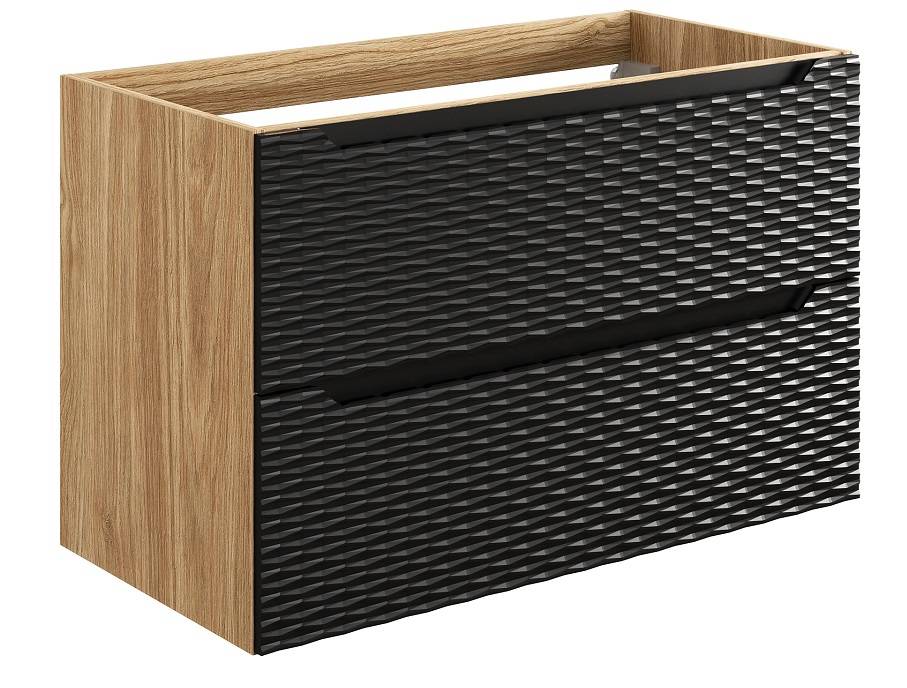 Skrinka do kúpeľne OCEAN BLACK 82-90-2S
