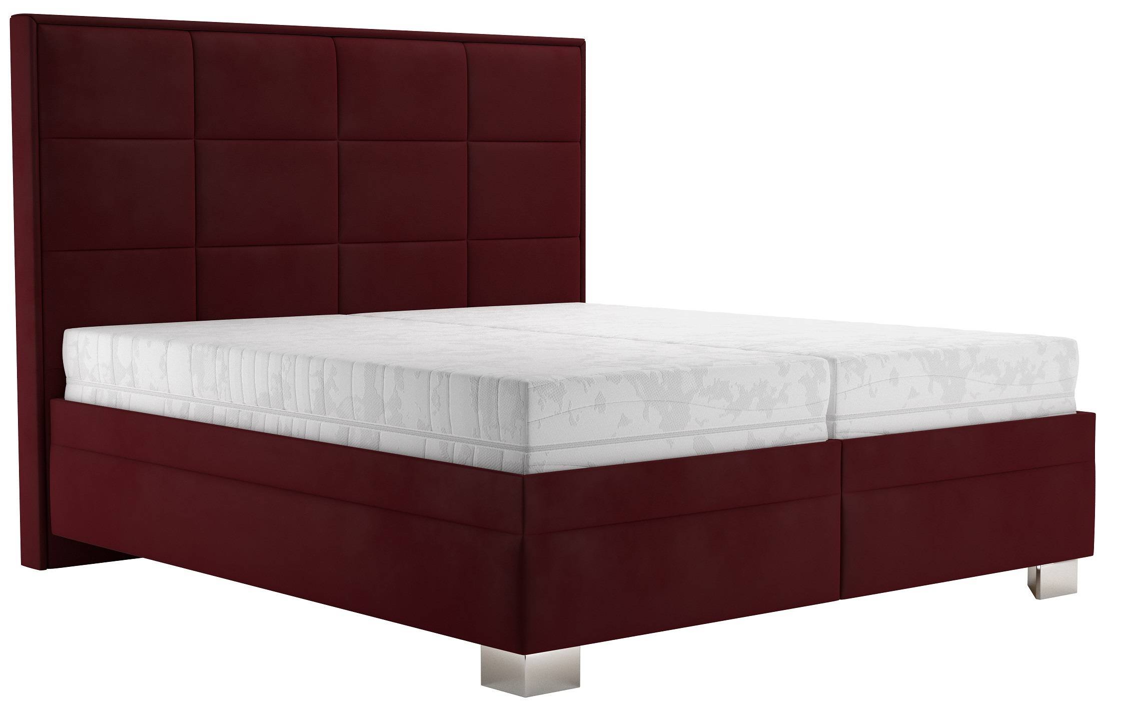 Manželská posteľ 180x200 Blanar SABRINA, červená