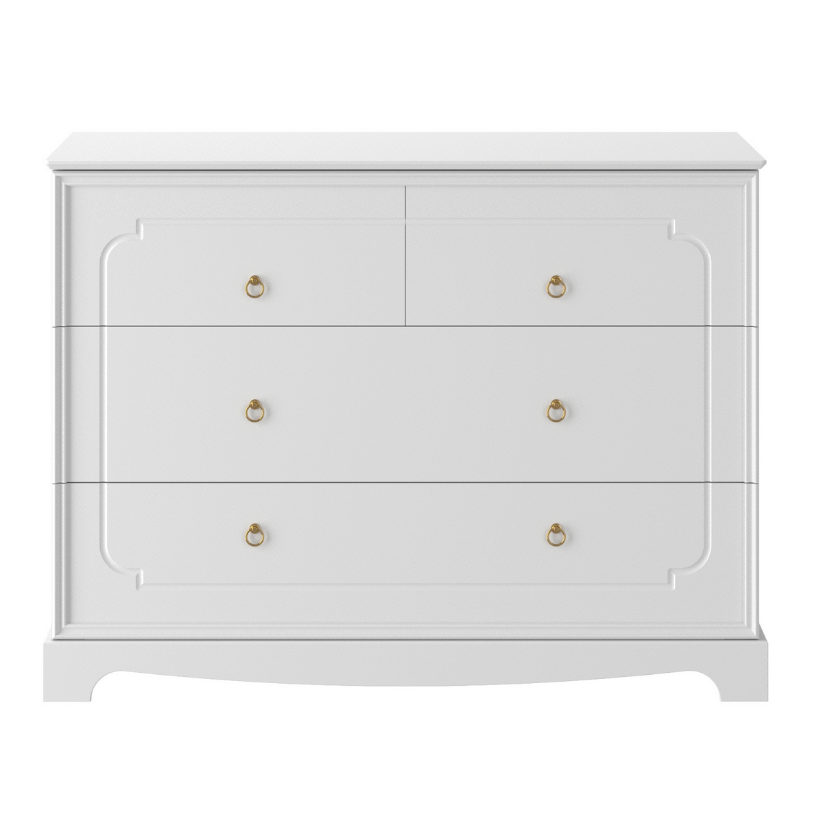 Biela komoda ROYAL KOM 4S