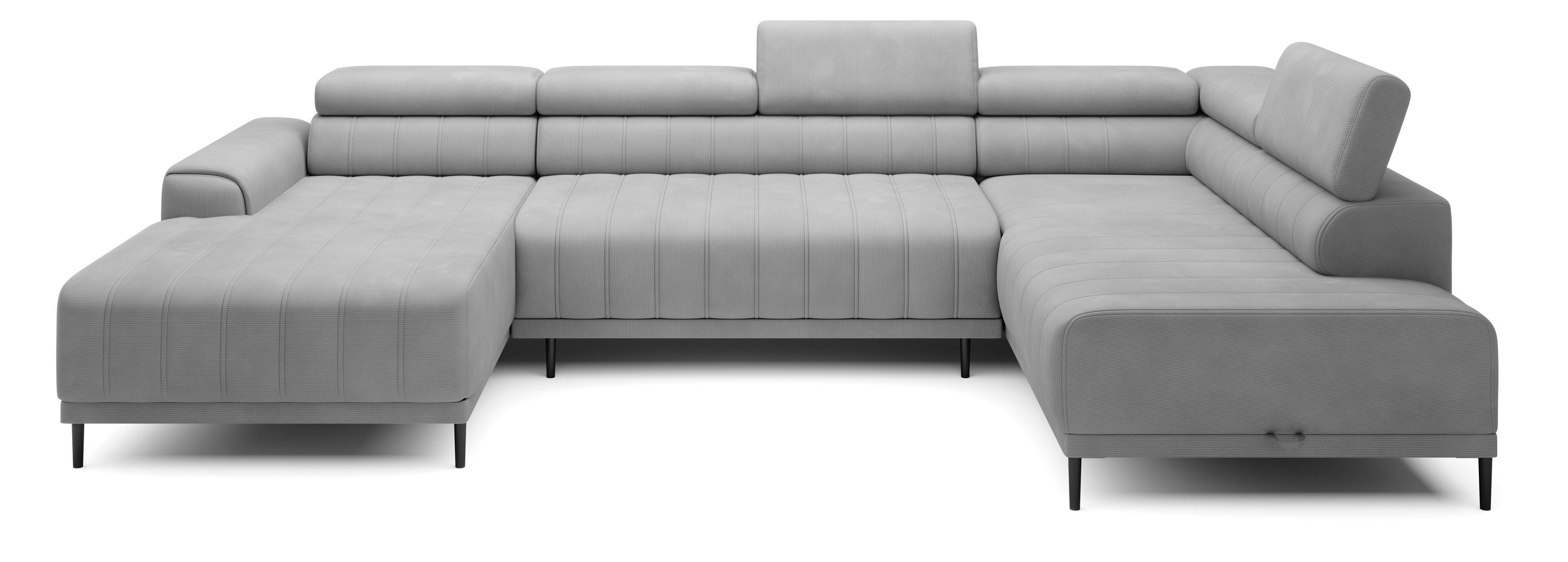 Sedačka v tvare U TONALA XL P