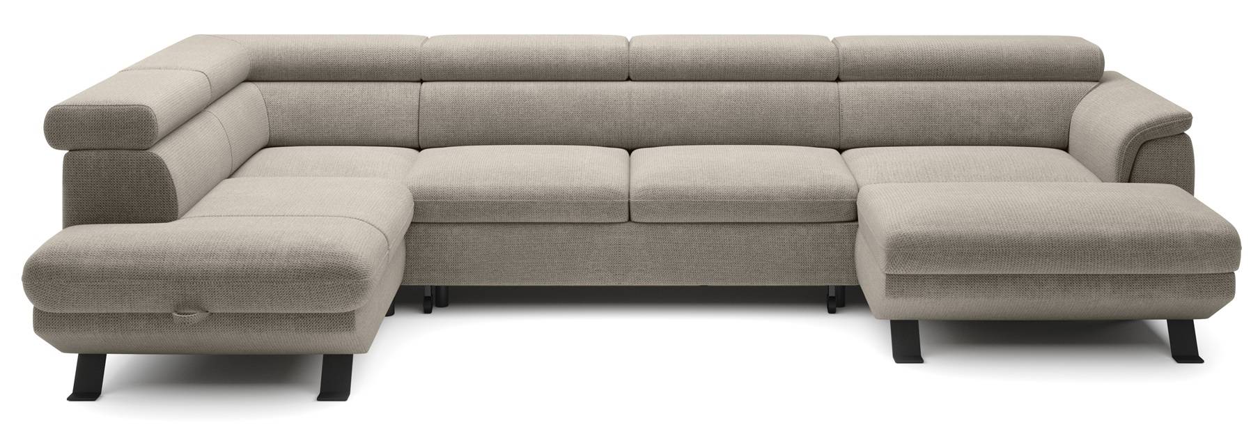 Sedačka v tvare U NEVAR XL L