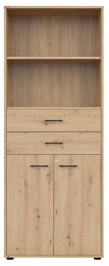 Regál so zámkom  SPACE OFFICE REG2D2S/200/Z