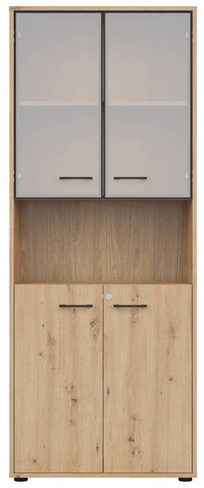 Regál so zámkom SPACE OFFICE REG2D2W/200/Z