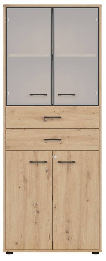 Regál so zámkom SPACE OFFICE REG2D2W2S/200/Z