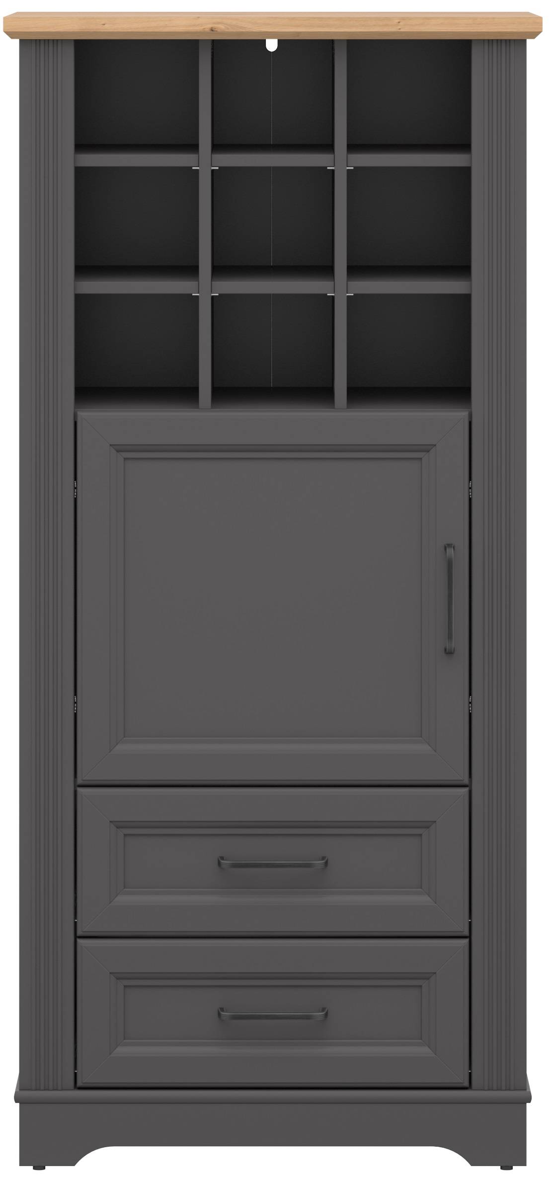 Regál do obývačky TOLMIN REG1D2S/68