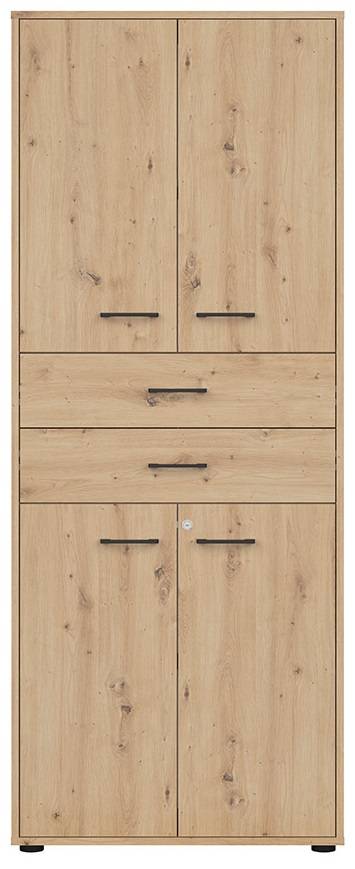 Policová skriňa so zámkom SPACE OFFICE REG4D2S/200/Z