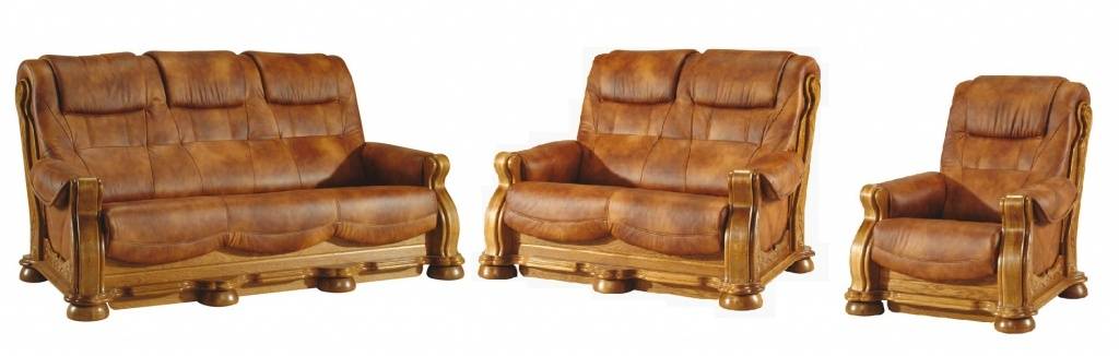 Kožená sedačka CEZAR II 3+2+1